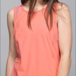 Lululemon coral sculpt tank
